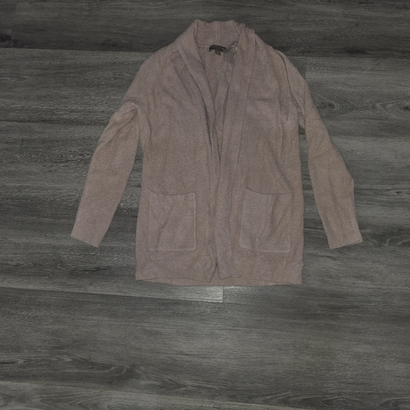 Women's Taupe Sweater Cardigan - Picture 1 of 5